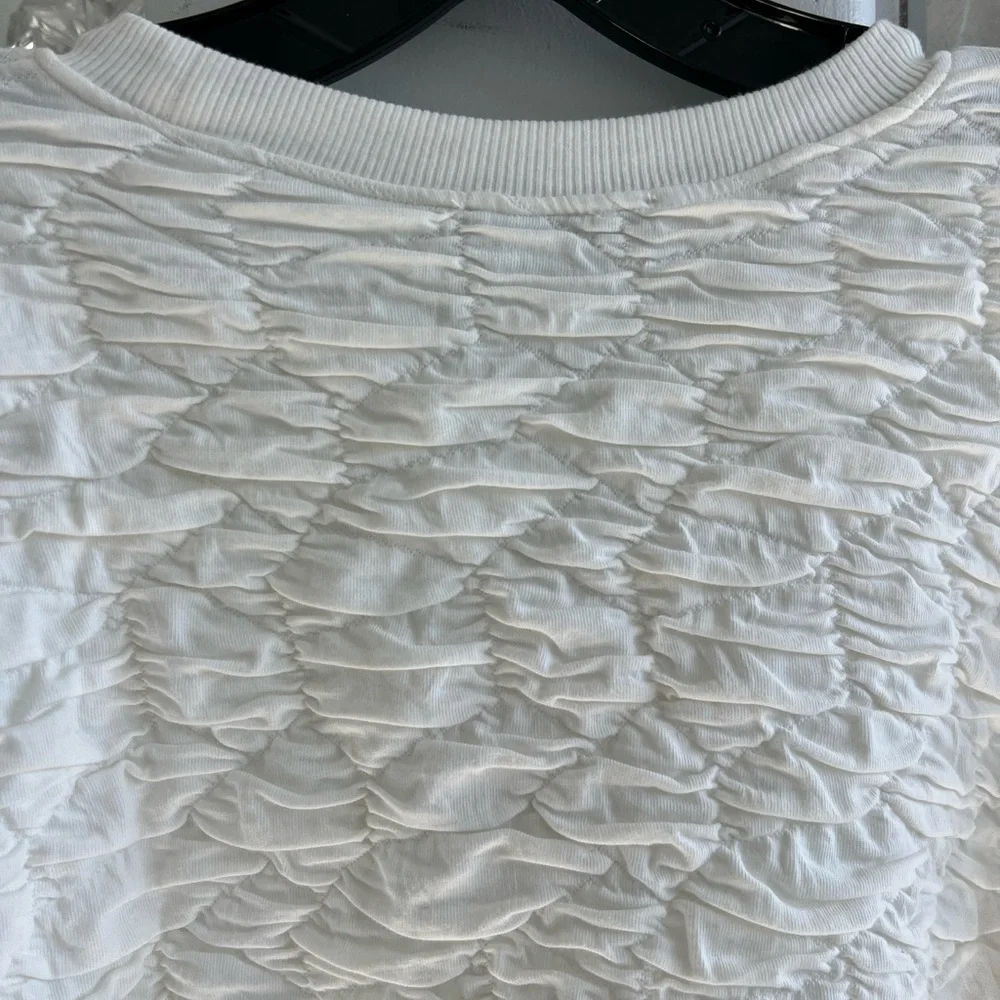 ZARA TEXTURED SWEATSHIRT - Picture 14 of 14